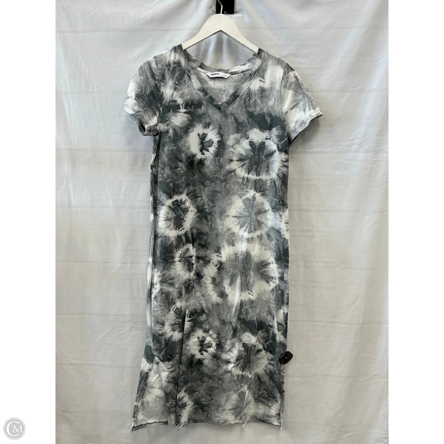 Dress Casual Midi By Sonoma In Grey, Size: S