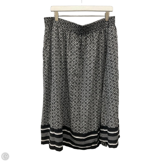 Skirt Maxi By Croft And Barrow In Black, Size: Xl