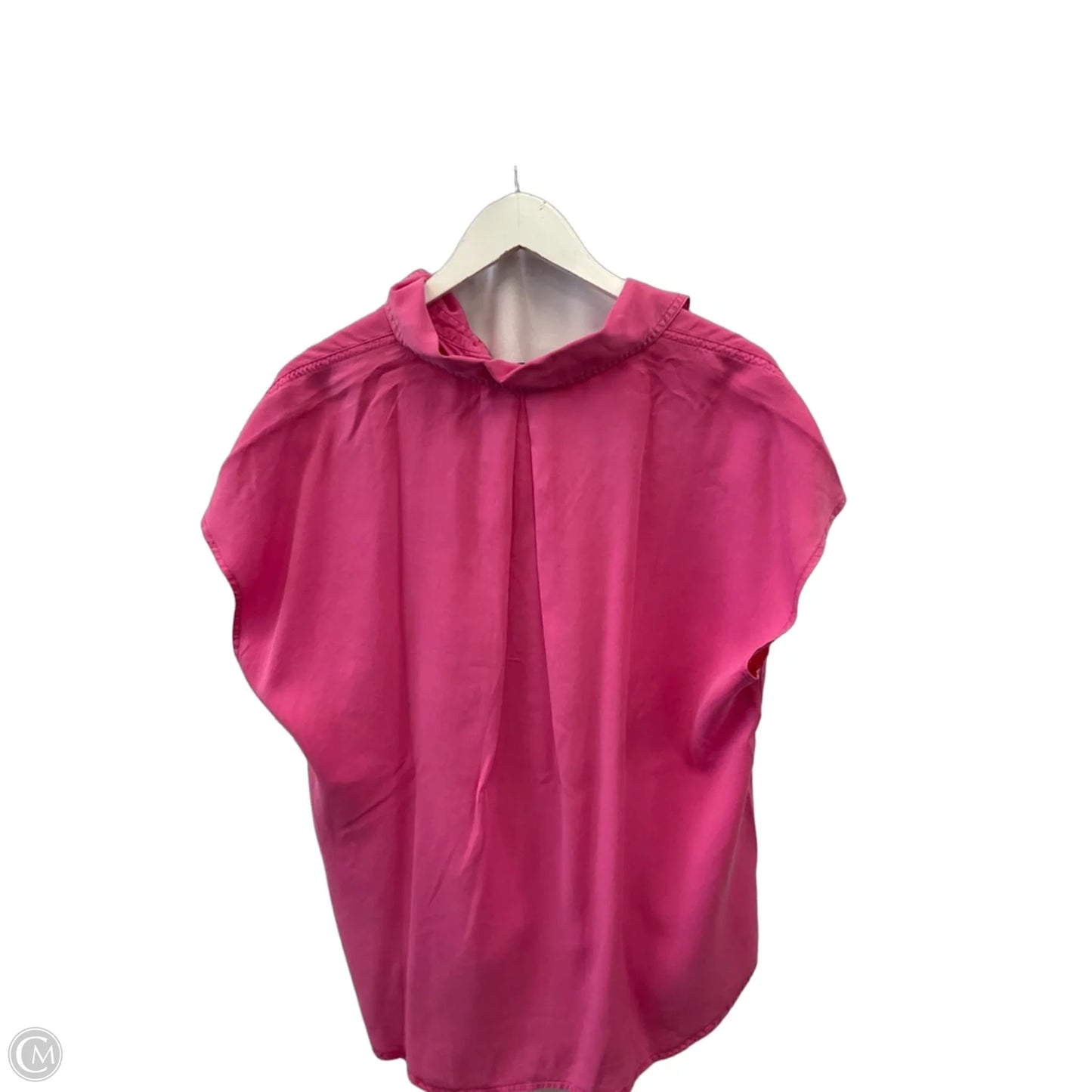 Top Short Sleeve By Calvin Klein In Pink, Size: M