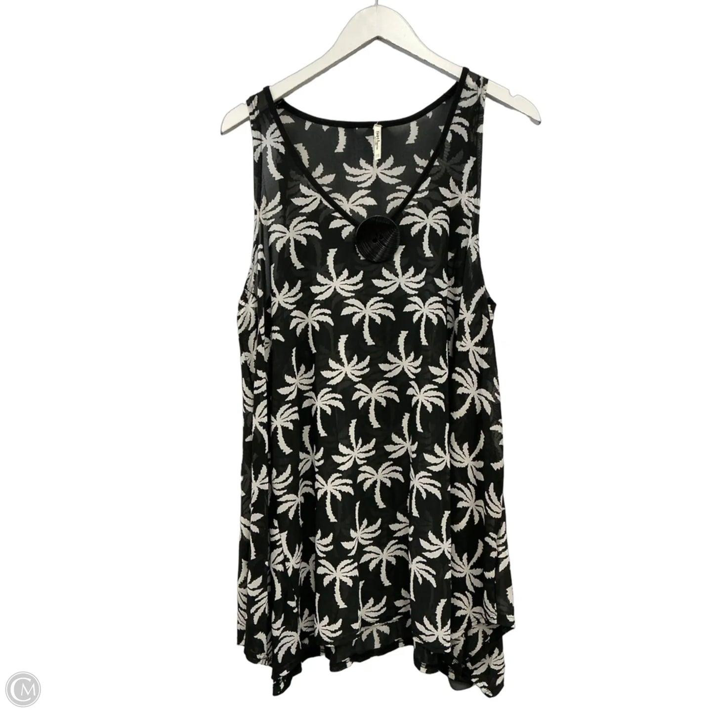 Swimwear Cover-up By Clothes Mentor In Black, Size: Osfm