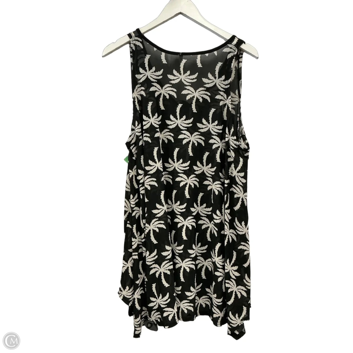 Swimwear Cover-up By Clothes Mentor In Black, Size: Osfm