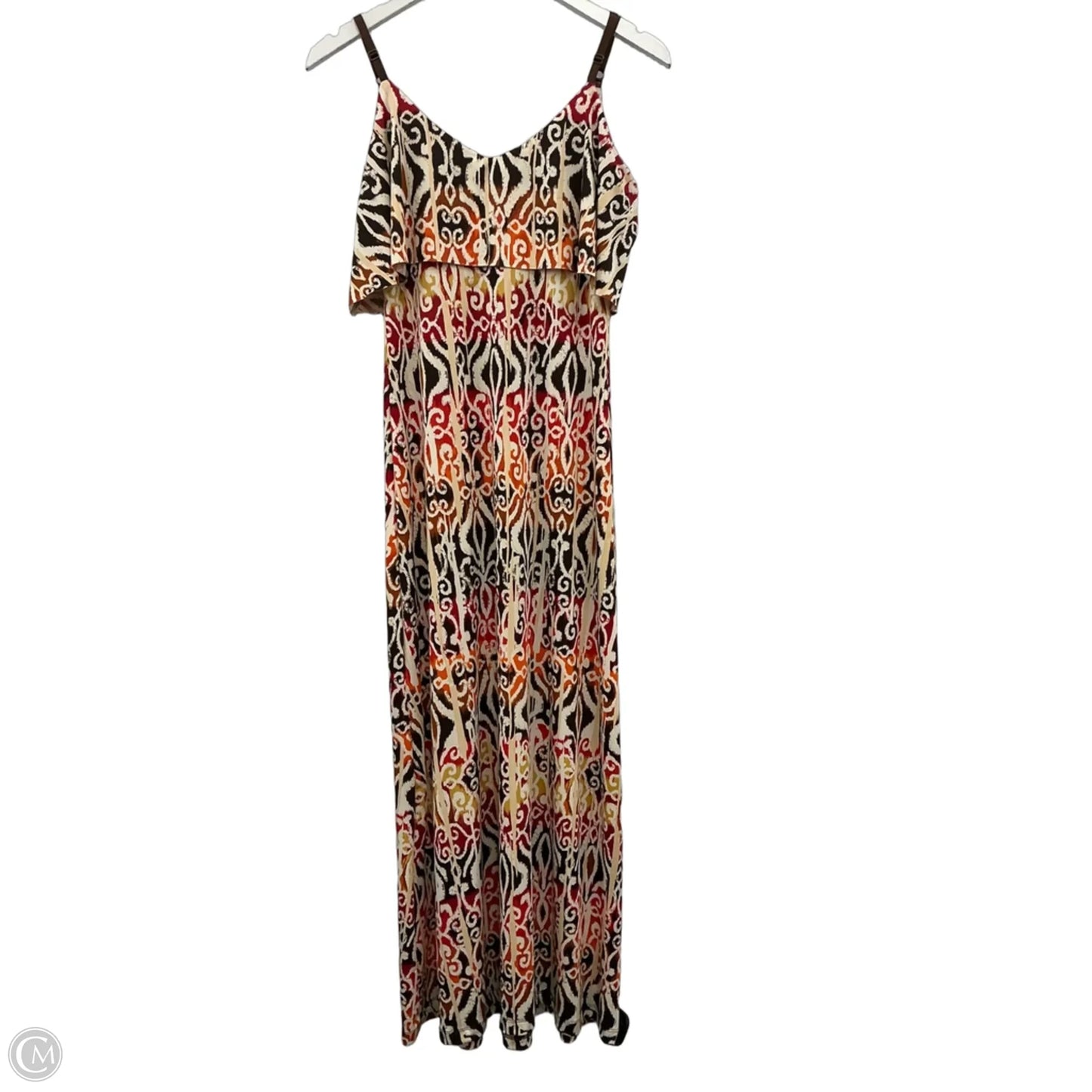 Dress Casual Maxi By Bakers Shoes In Orange, Size: M