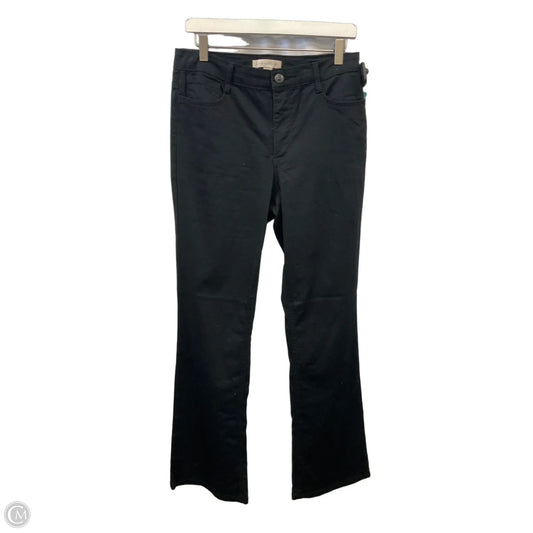 Jeans Straight By Laura Ashley In Black, Size: 10