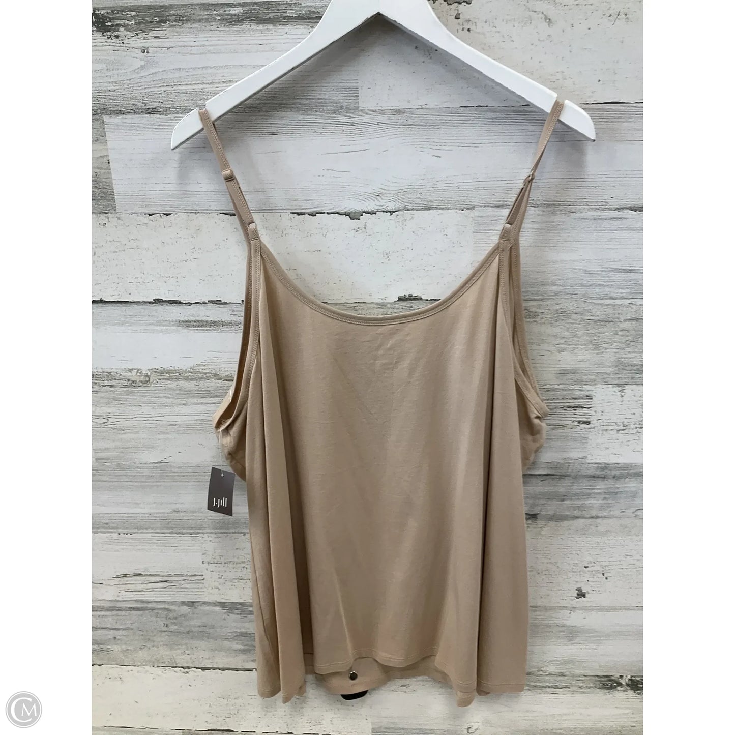 Top Cami By J. Jill In Beige, Size: 3x