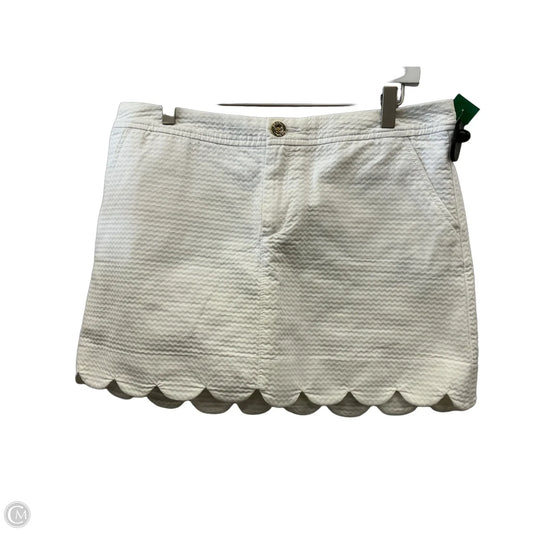 Skort Designer By Lilly Pulitzer In White, Size: 10