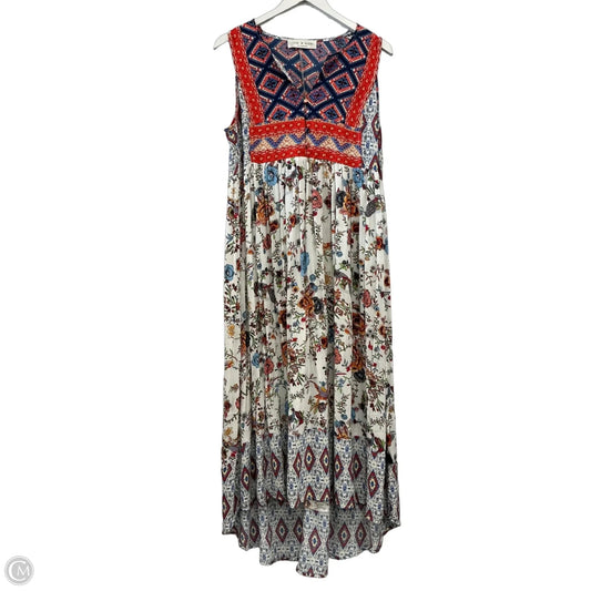 Dress Casual Maxi By Clothes Mentor In Multi-colored, Size: M