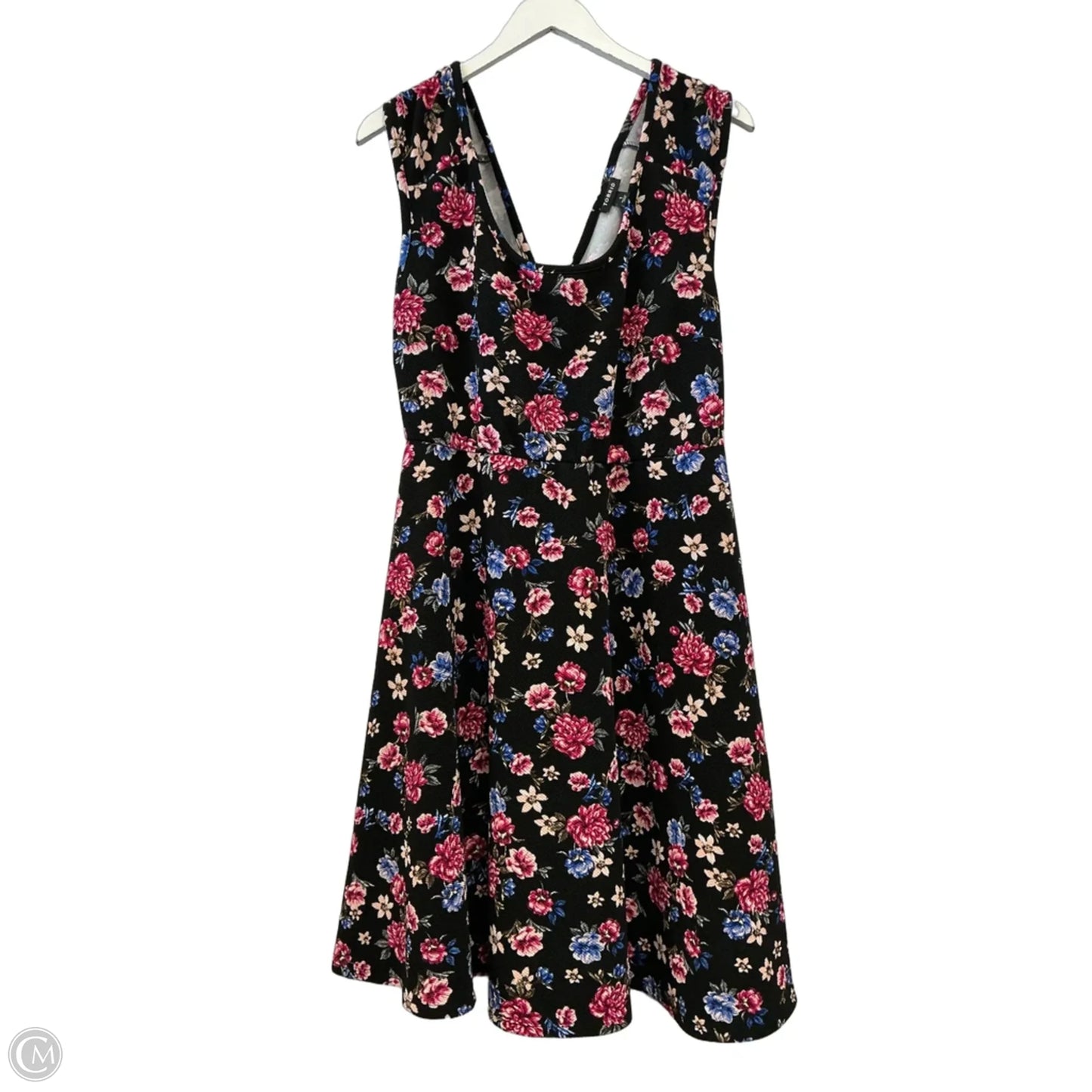 Dress Casual Midi By Torrid In Black, Size: 1x
