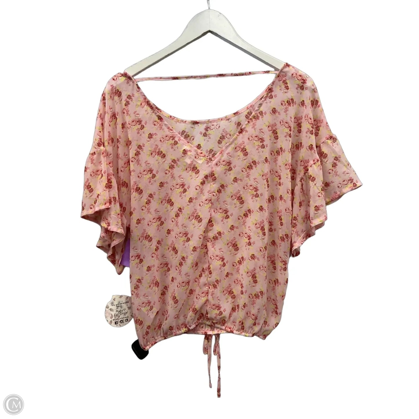 Top Sleeveless By Clothes Mentor In Pink, Size: L