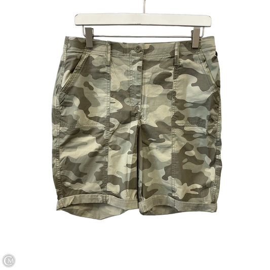 Shorts By Chicos In Camouflage Print, Size: 4