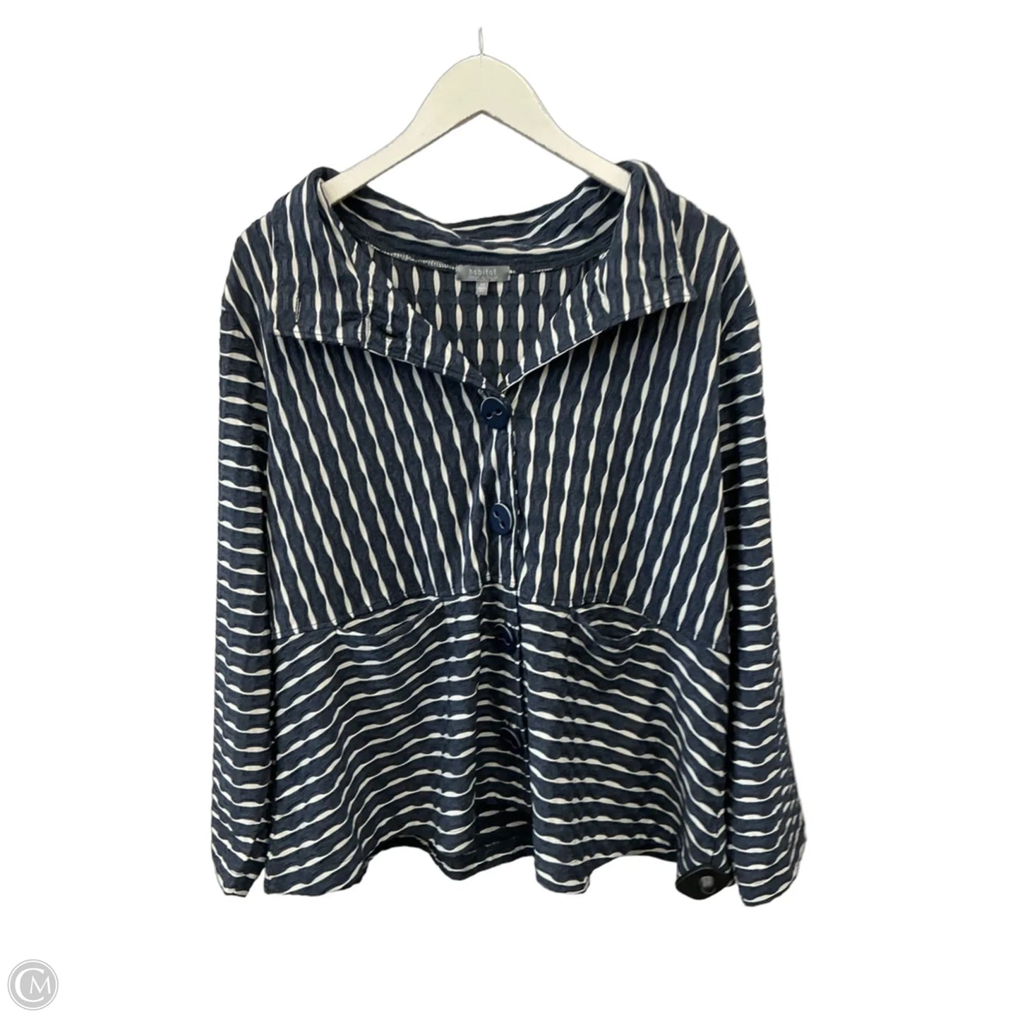 Cardigan By Habitat In Blue, Size: Xxl