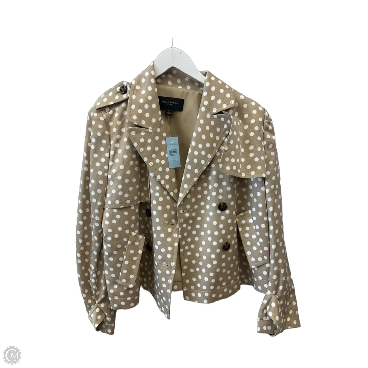 Blazer By Ann Taylor In Beige, Size: Sp