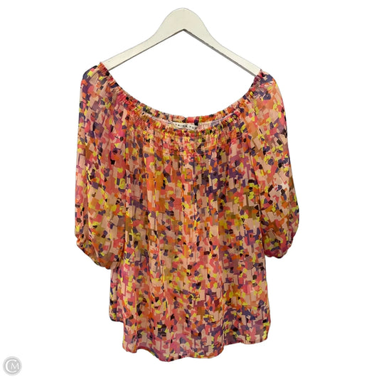 Top 3/4 Sleeve By Trina Turk In Multi-colored, Size: M