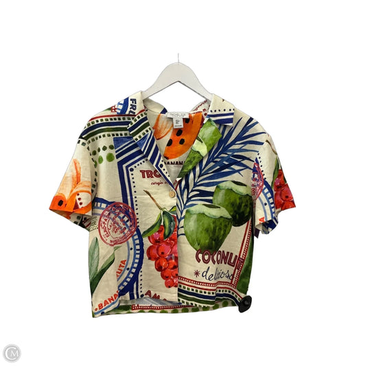 Top Short Sleeve By Rachel Zoe In Multi-colored, Size: S