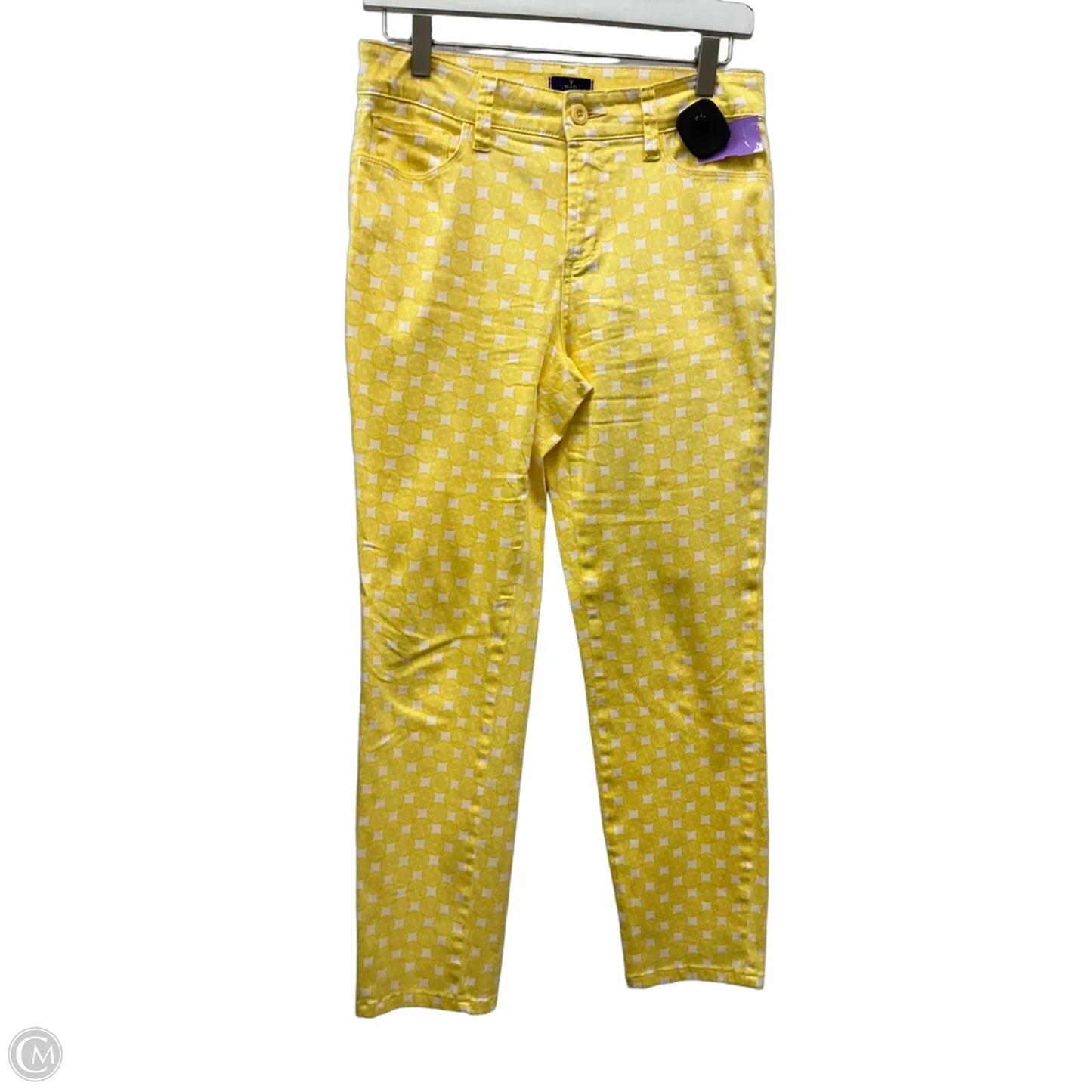 Jeans Skinny By Not Your Daughters Jeans In Yellow, Size: 4