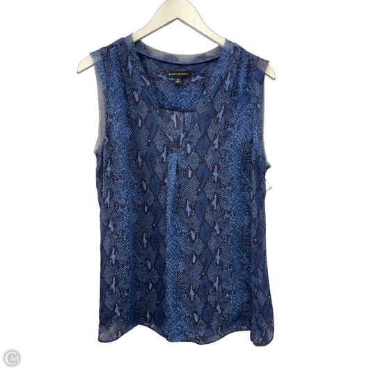 Top Sleeveless By Banana Republic In Blue, Size: M