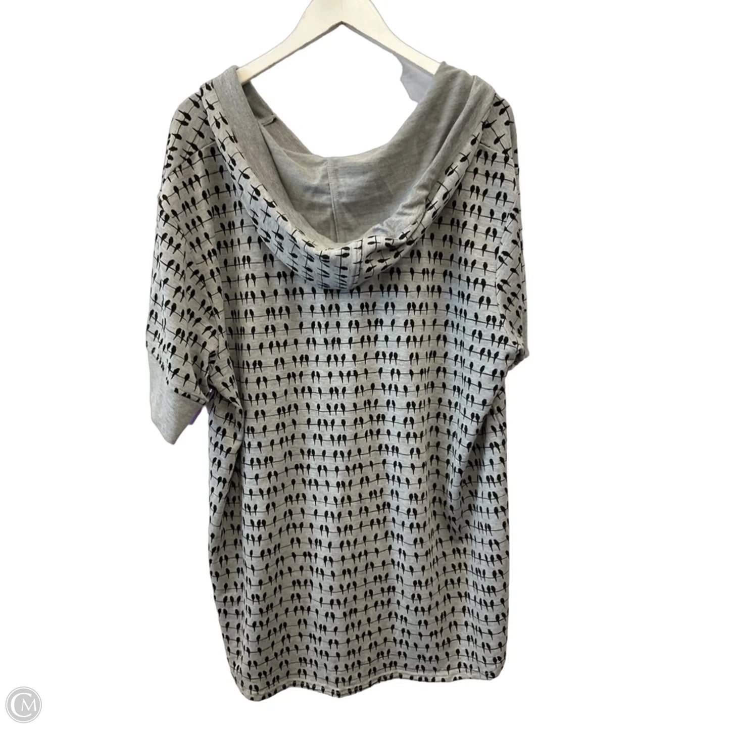 Top Short Sleeve By Jane And Delancey In Grey, Size: 2x