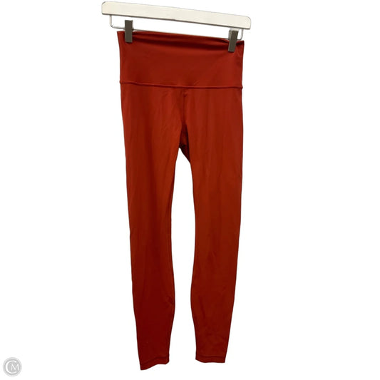 Athletic Leggings By Lululemon In Brown, Size: 4