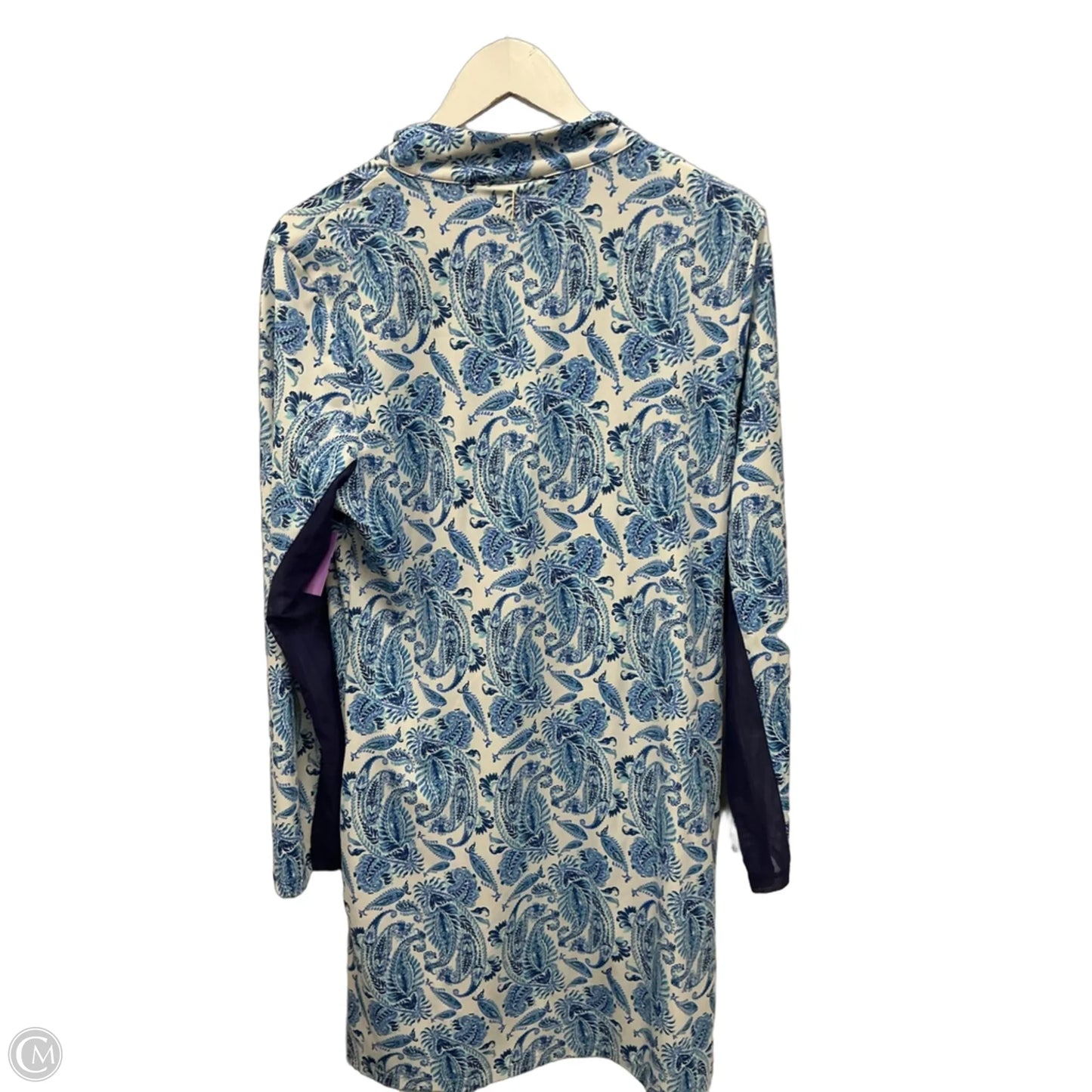 Dress Casual Midi By Cabana Life In Blue, Size: Xl