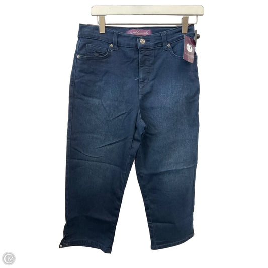 Capris By Gloria Vanderbilt In Blue Denim, Size: 6