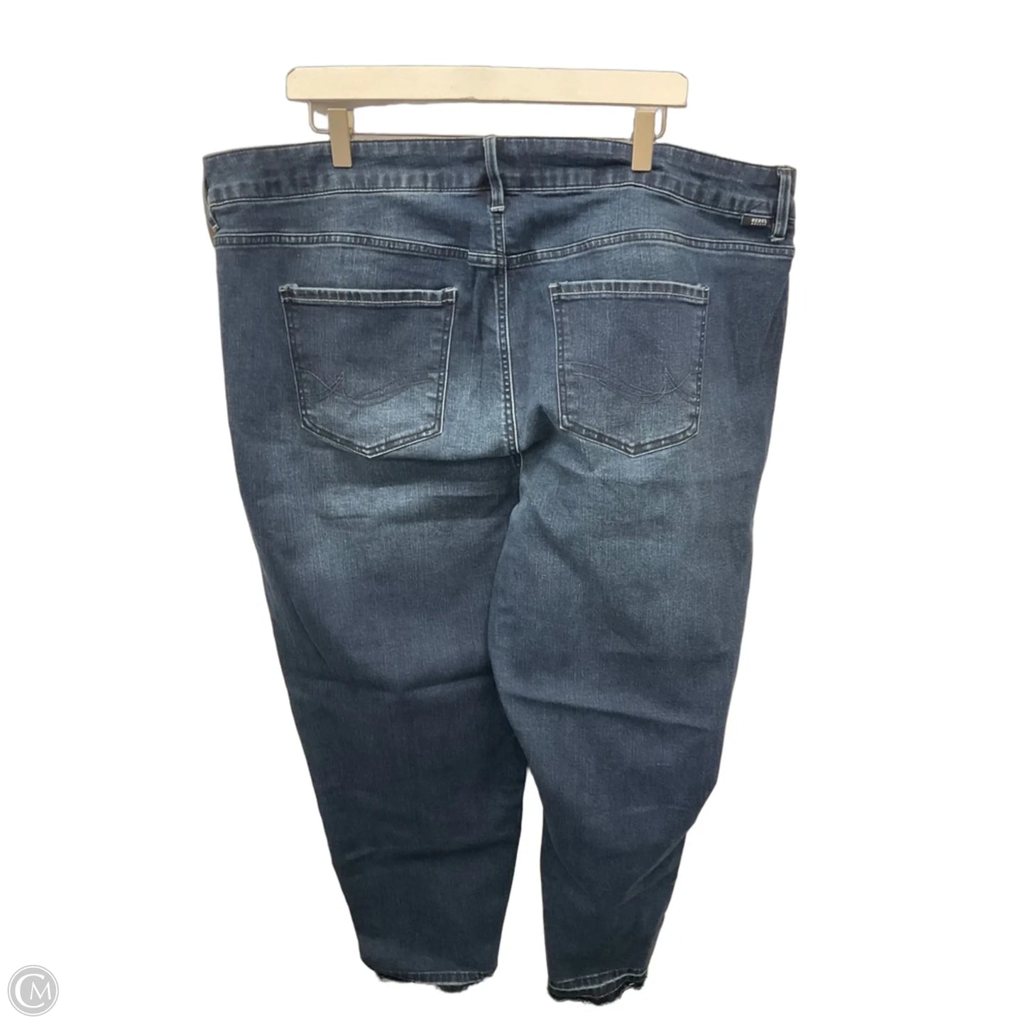 Jeans Straight By Rebel In Blue Denim, Size: 24