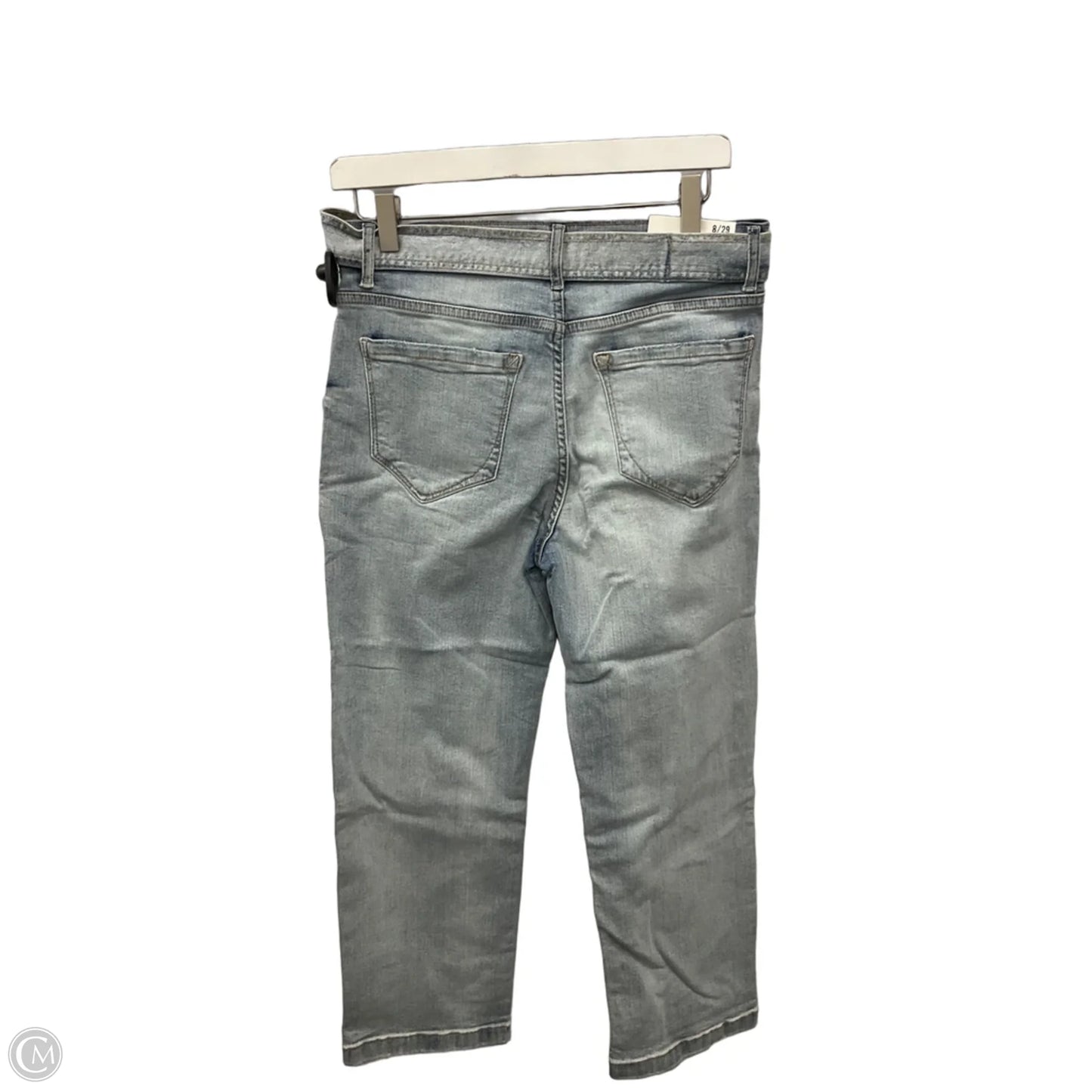 Jeans Cropped By Kensie In Blue Denim, Size: 8