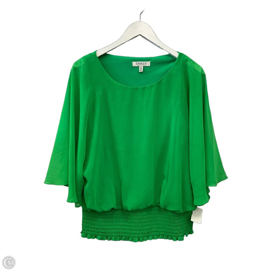Top Long Sleeve By Chaps In Green, Size: L