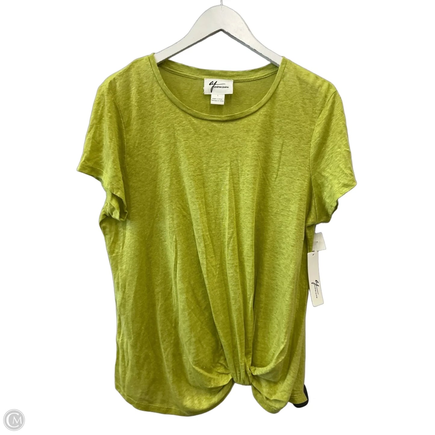 Top Short Sleeve By Clothes Mentor In Green, Size: L