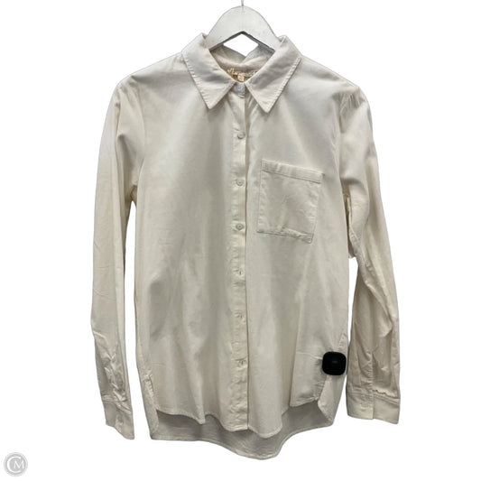 Top Long Sleeve By Mystree In Ivory, Size: S