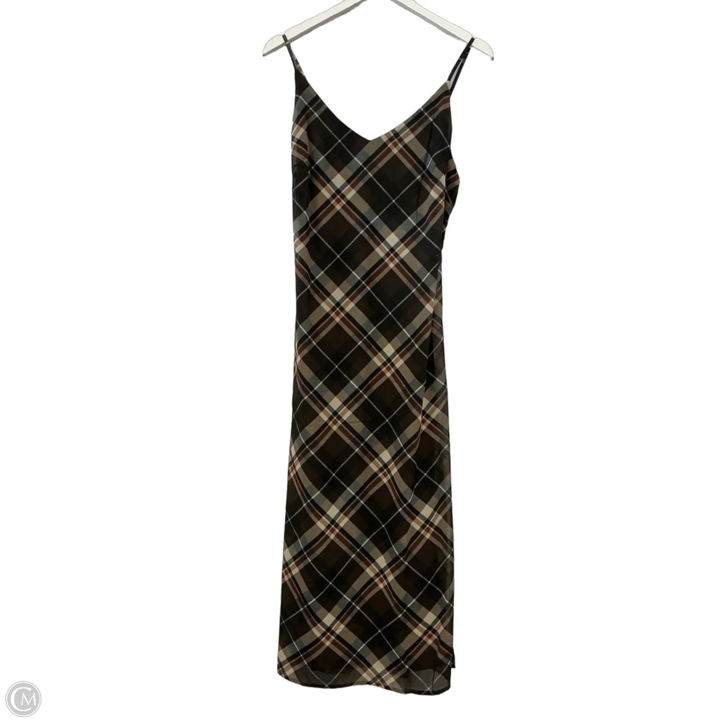 Dress Casual Maxi By Nicole By Nicole Miller In Brown, Size: S