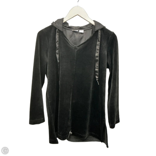 Top Long Sleeve By Chicos In Black, Size: S