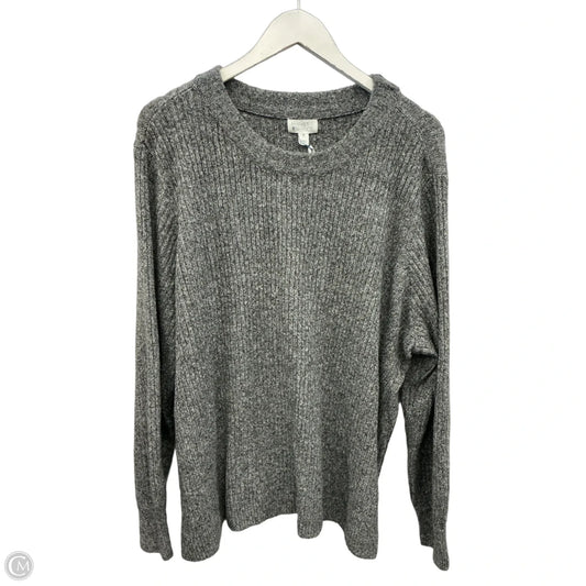 Sweater By Market & Spruce In Grey, Size: 3x