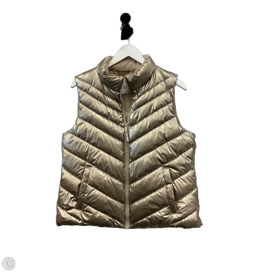 Vest Puffer & Quilted By Gap In Gold, Size: L