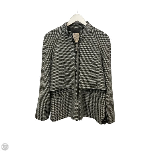 Coat Wool By Tulle In Black & White, Size: L