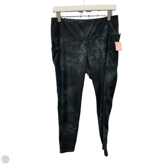 Athletic Leggings By Danskin In Black, Size: L