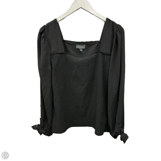 Top Long Sleeve By Bold Elements In Black, Size: L