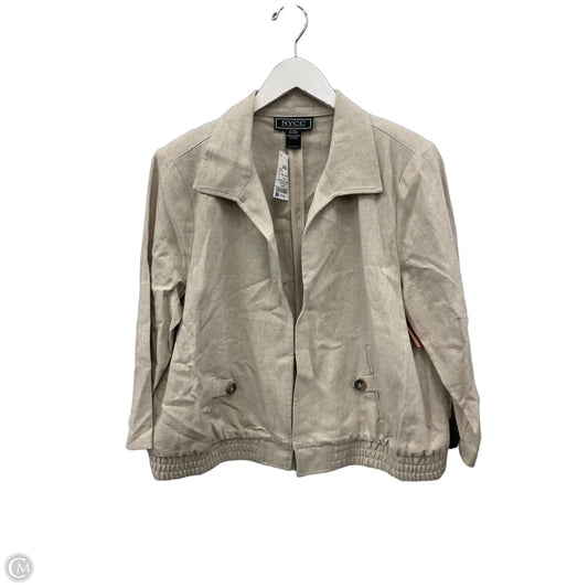 Jacket Other By Clothes Mentor In Cream, Size: L