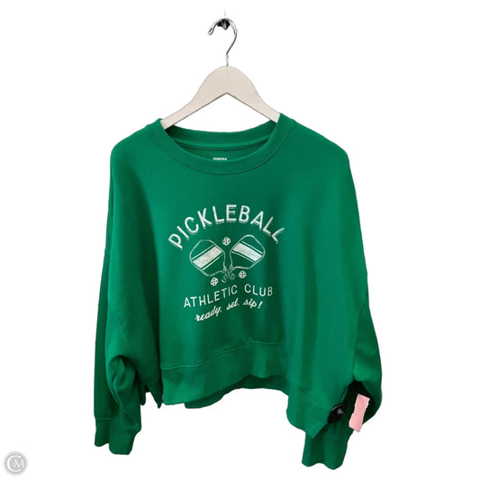 Sweatshirt Collar By Sonoma In Green, Size: Xl