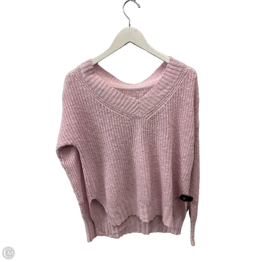 Sweater By Pilcro In Pink, Size: Xxs