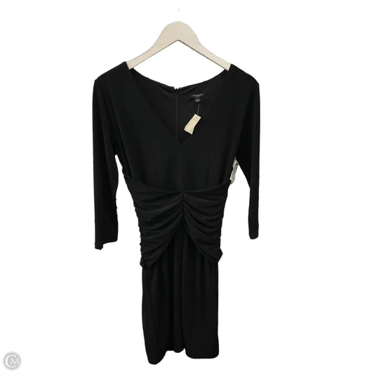 Dress Casual Midi By Ann Taylor In Black, Size: S