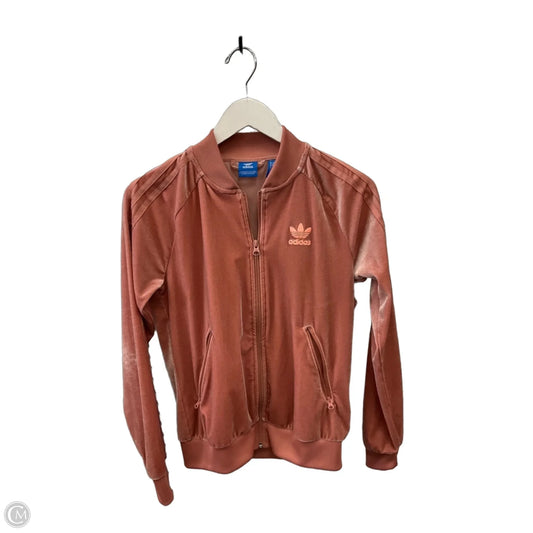 Athletic Jacket By Adidas In Pink, Size: Xs