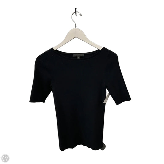 Top Short Sleeve By Ann Taylor In Black, Size: M