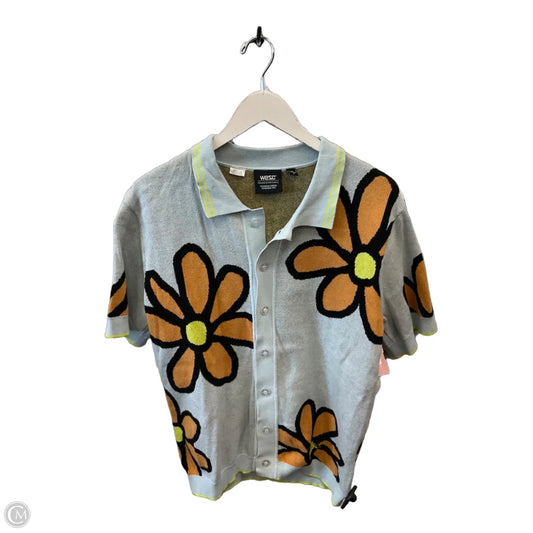 Sweater Short Sleeve By Clothes Mentor In Blue, Size: M