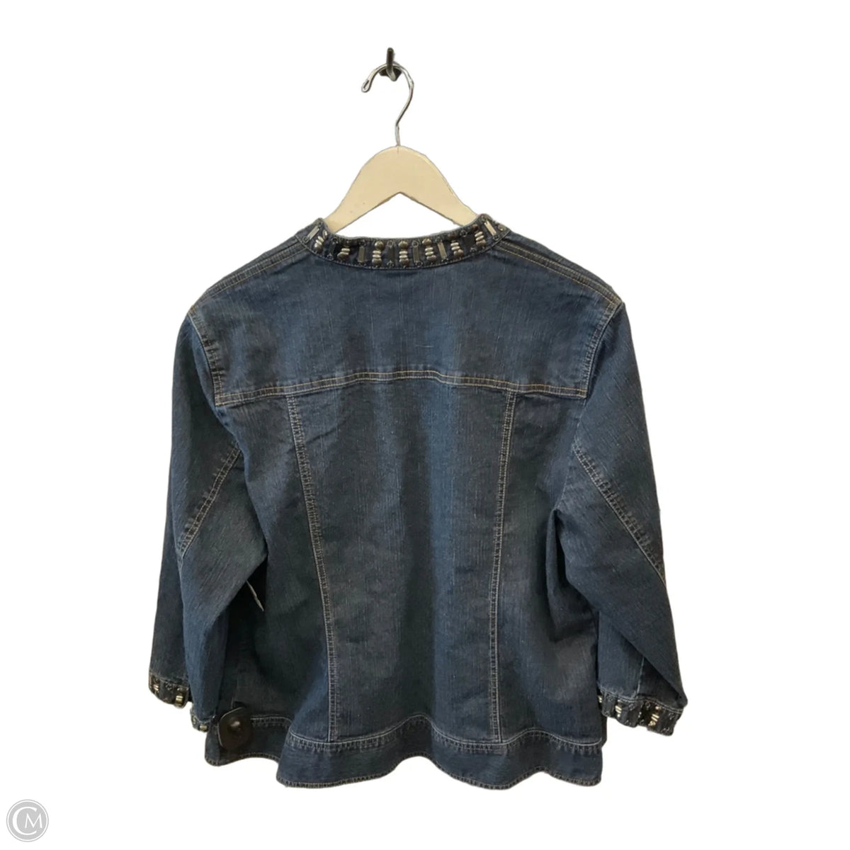 Jacket Denim By Ruby Rd In Blue Denim, Size: 1x