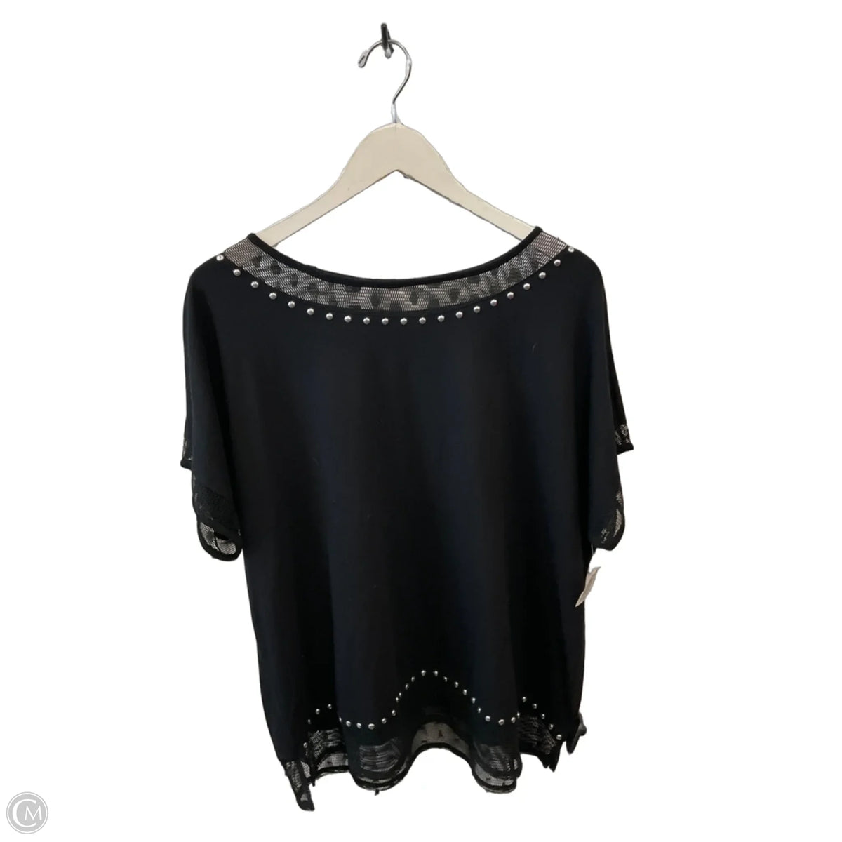 Top Short Sleeve By Ruby Rd In Black, Size: Xl