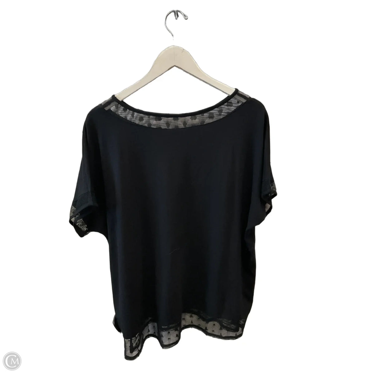 Top Short Sleeve By Ruby Rd In Black, Size: Xl