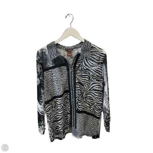 Top Long Sleeve By Multiples In Black, Size: Xl