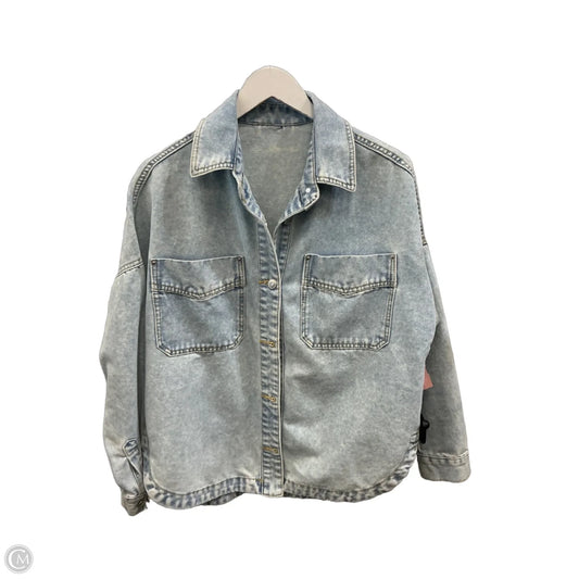Jacket Denim By Clothes Mentor In Blue Denim, Size: S