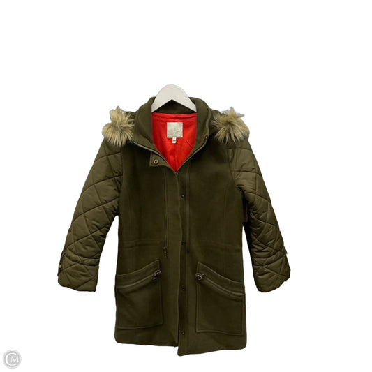 Coat Parka By Joie In Green, Size: S