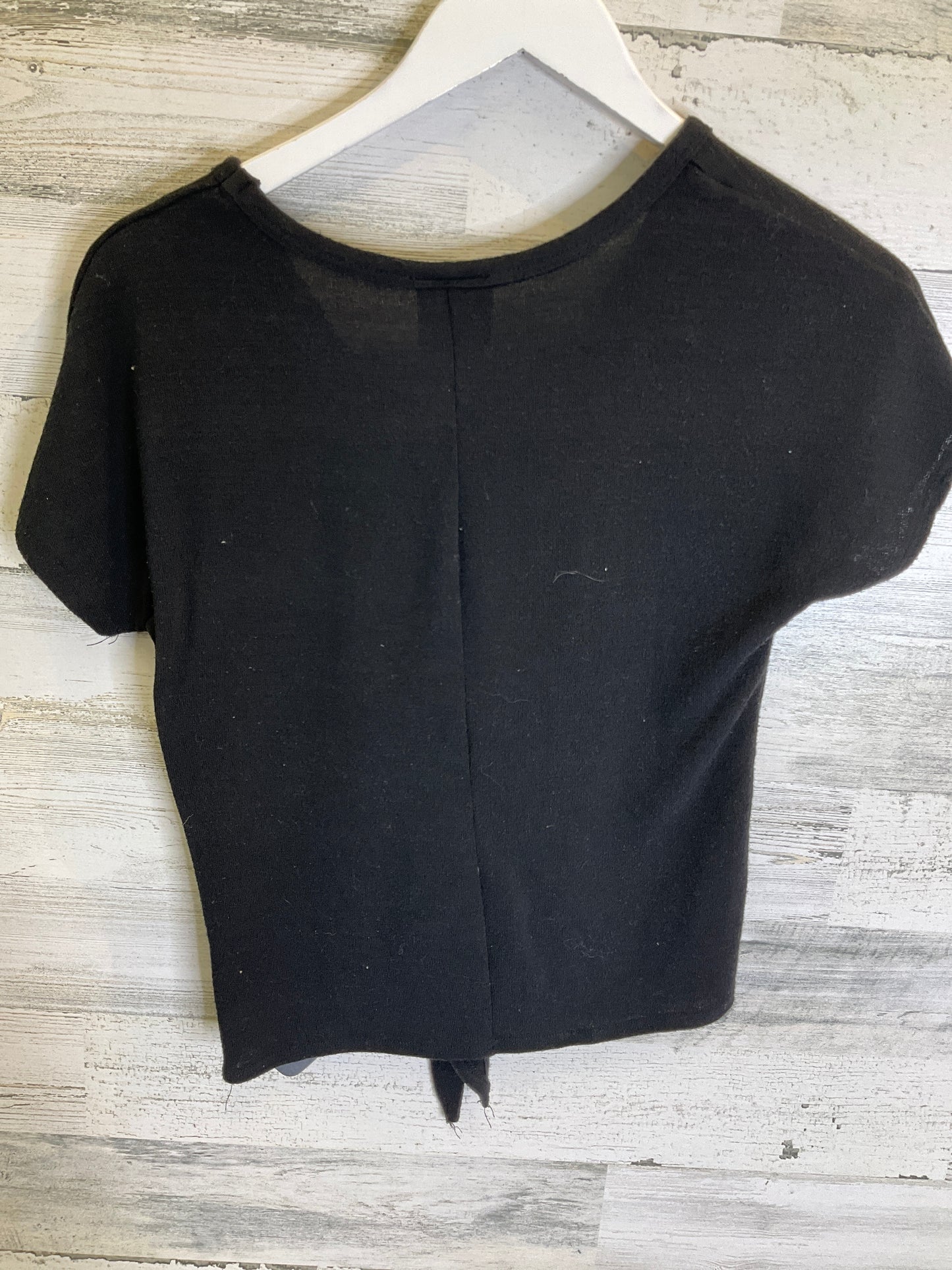 Black Top Short Sleeve Clothes Mentor, Size S