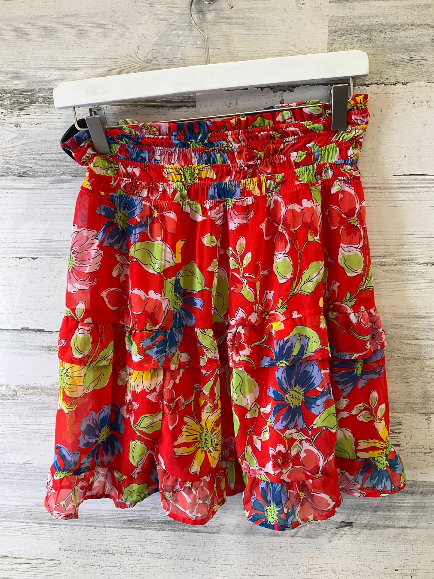 Blue & Red Skirt Mini & Short Sienna Sky, Size M